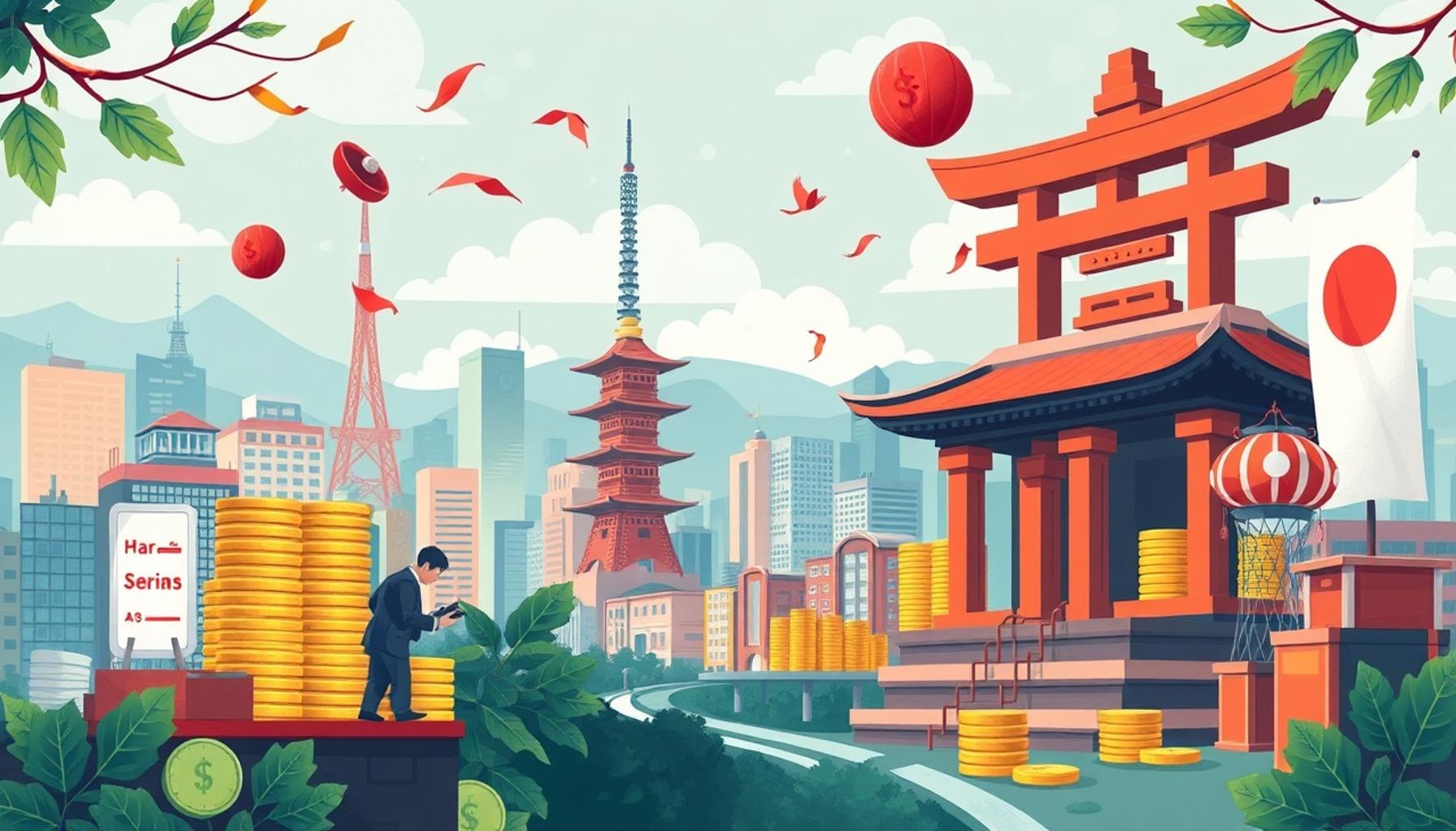 日本における金利の債務削減への影響